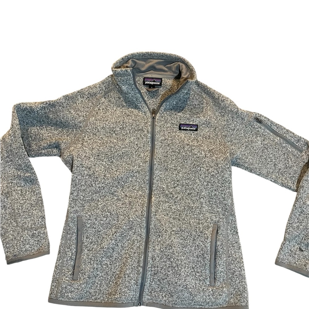 Women’s Patagonia Better Sweater Gray Fleece Jacket Size Small